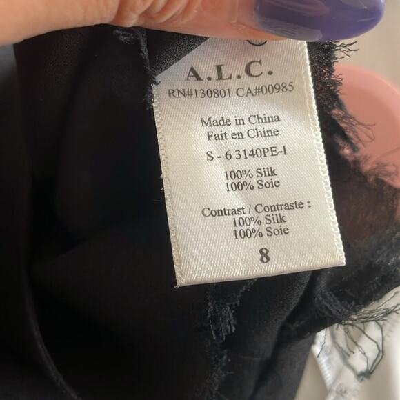 ✨ A.L.C.✨ 100% Silk Plaid Mini Skirt - Picture 11 of 11